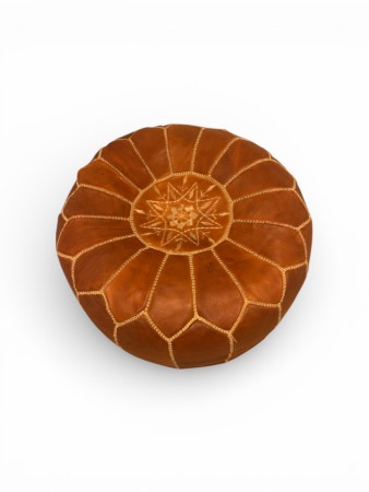 Marokkansk skinn puff