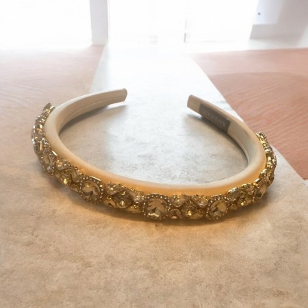 Hårbøyle gull beige